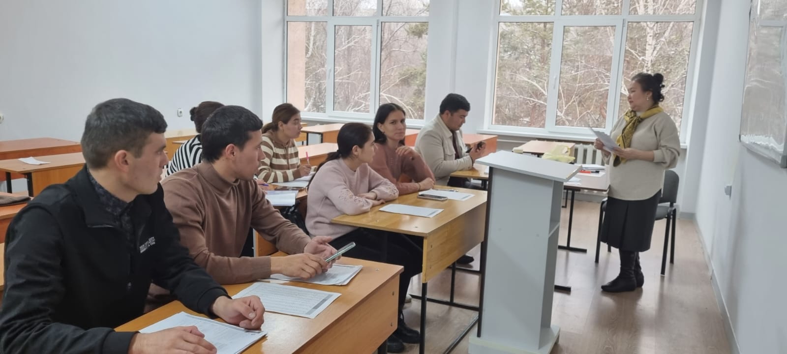 Foreign language classes within the framework of the SDGs for the  students from Turkmenistan